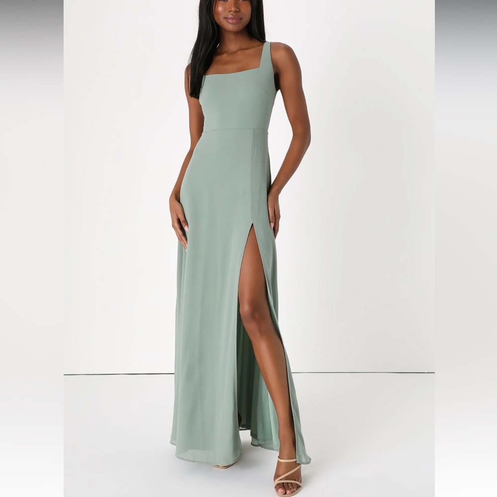 Remarkable Arrival Sage Brush Sleeveless Maxi Dress